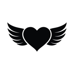 heart with wings