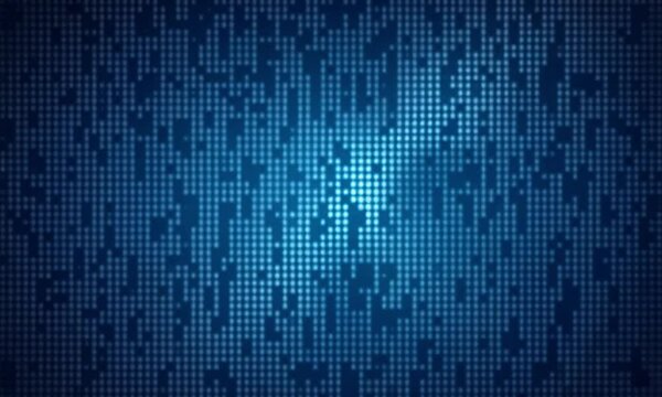 Tech Pulse: Looping Data Pixel Abstract Background Video