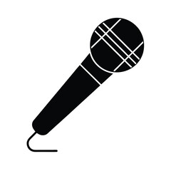 microphone isolated on white