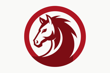 vector image of a horse