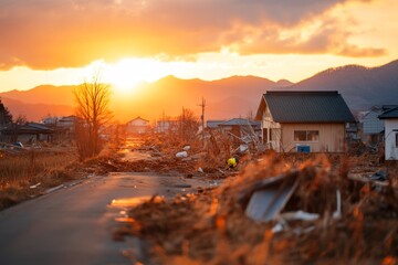 A disaster response department coordinating relief efforts after a natural disaster