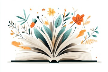 A clean minimalist icon of an open book with a bookmark, symbolizing reference materials