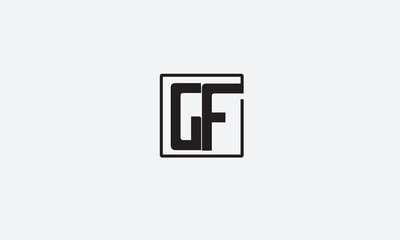 GF, FG, F, G Abstract Letters Logo Monogram