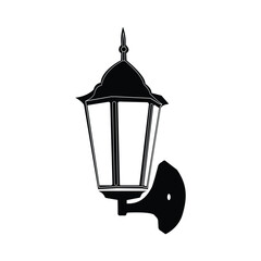 modern beautiful wall lamp icon vector