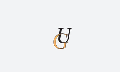 GU, UG, U, G Abstract Letters Logo Monogram