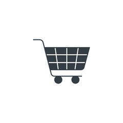 Shopping Cart icon symbol vector illustration isolated on white background