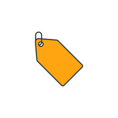 price tag icon symbol vector illustration isolated on white background