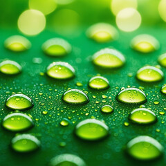 green grass with dew