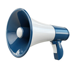 megaphone on white background