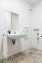 Modern geriatric nursing home bathroom design