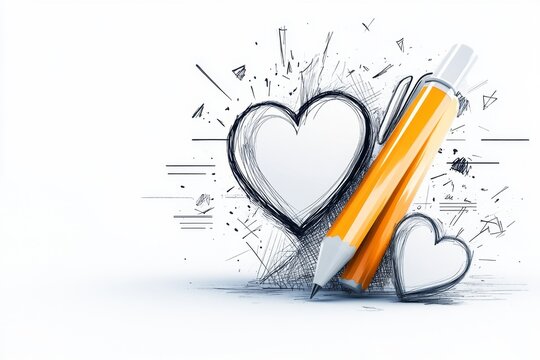 A sleek flat design of a checklist with grammar and punctuation marks