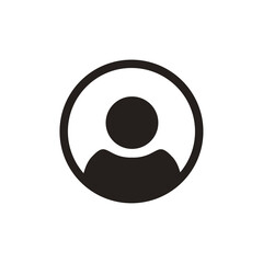 User icon. profile, avatar, Person Profile, User silhouette isolated on transparent background,...