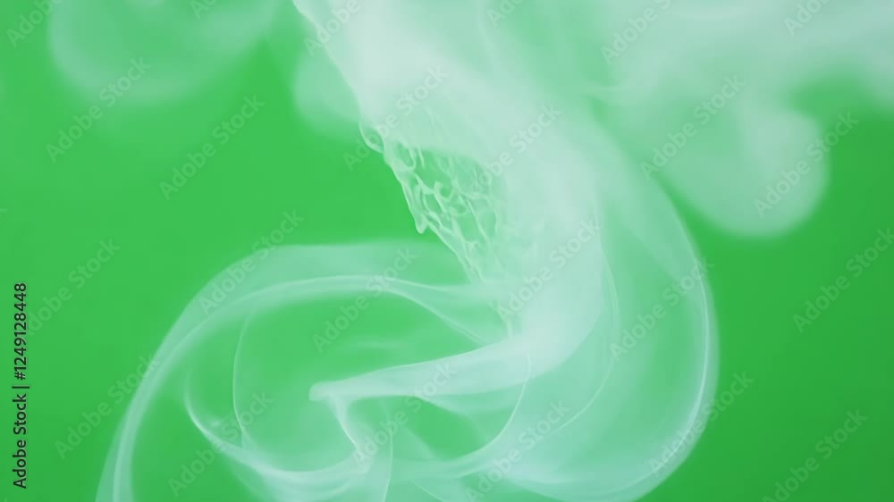 Aufkleber billowy halos of vapor connect and separate creating an intricate tapestry of softness and flow agai