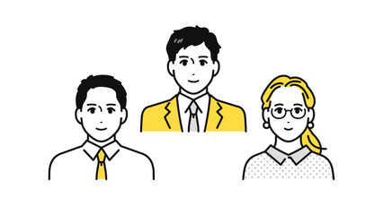 ビジネス チーム 人物 アイコン