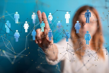 Global network. Blockchain. 3D illustration. Neural networks and artificial intelligence. Abstract  - neural network exposure digital