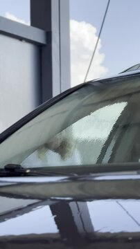 Car wash experience at a sunny day location