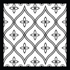 Vector ethnic pattern with symmetrical elements. Repeating geometric tiles from striped elements.Monochrome texture.Black and white pattern for wallpapers and backgrounds
Decorative ethnic ornament fo