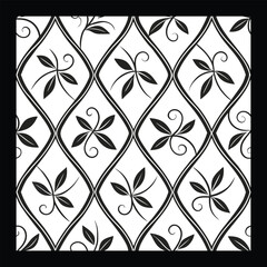 Vector ethnic pattern with symmetrical elements. Repeating geometric tiles from striped elements.Monochrome texture.Black and white pattern for wallpapers and backgrounds
Decorative ethnic ornament fo