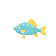 simple icon fishing equipment illustration