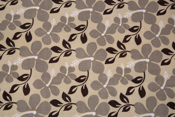 Beige fabric with abstract pattern a background or texture