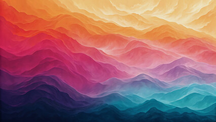 Fototapeta premium Vibrant Gold to Blue Abstract Gradient Background