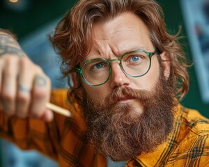 Unlock your potential with this inspiring image showcasing a creative professional sketching future achievements on a large glass canvas, symbolizing vision and motivation Witness the power of