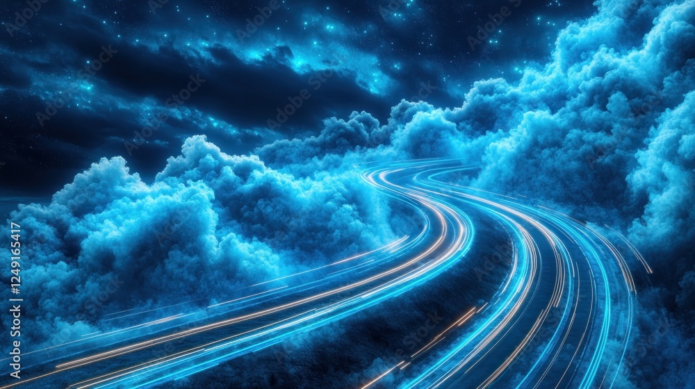 Poster visualize strategic progress a captivating project timeline displayed as a road with milestones mark