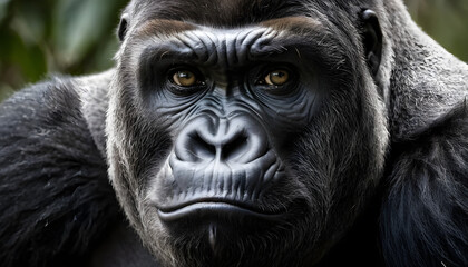 Obraz premium gorilla face