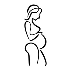pregnant mom hand care logo designs for medical consult
