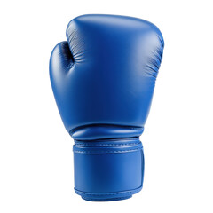 blue boxing gloves isolated