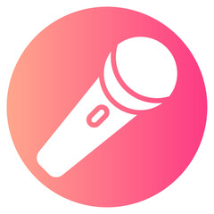 microphone gradient icon
