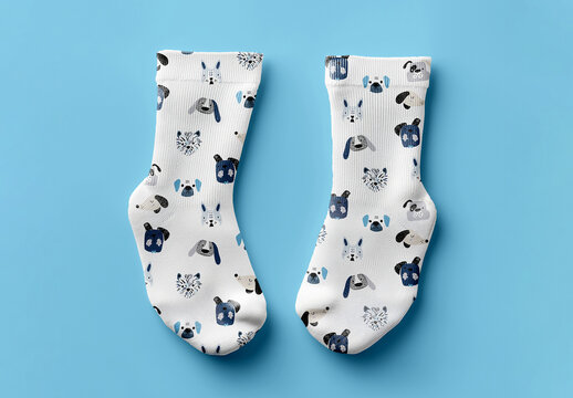 Little Socks Mockup with Generative AI