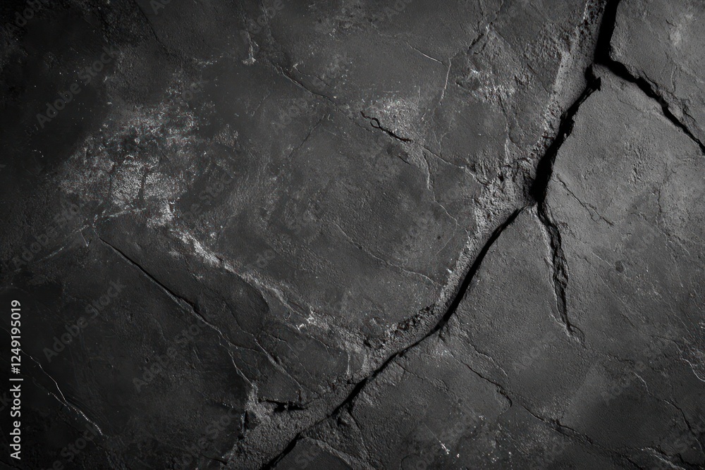 Aufkleber dark textured surface with cracks and subtle patterns