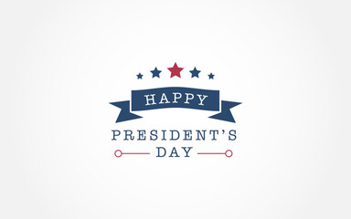 Fototapeta premium Happy President's day wallpaper design, Presidents day banner image