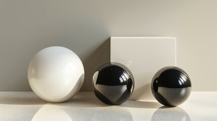 Balanced Minimalist Geometric Art