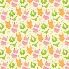 Three swimwear pattern