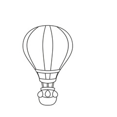 Obraz premium outline icon simple aircraft illustration