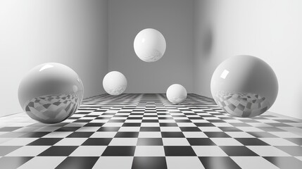 Minimal Art with Symmetric Geometric Shapes