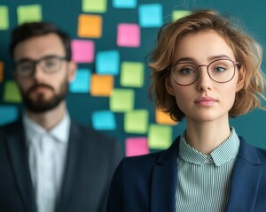 Product managers prioritizing development tasks in an agile workflow, ensuring efficiency in project execution