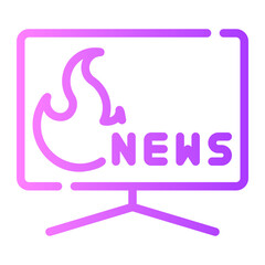 news gradient icon