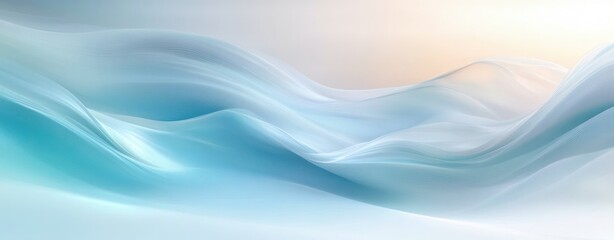 Obraz premium Soft Flowing Lines Abstract Background