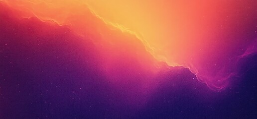 Fototapeta premium Vibrant Gradient Background with Warm Orange Pink Purple Abstract Expressionism Texture