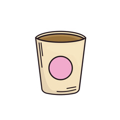 cute icon drink illustration