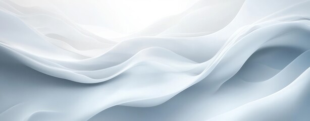 abstract white smooth background ethereal wave design minimalistic light texture art