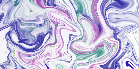  Marble ink texture vector background. liquid marble texture background with light-colored colorful marble pattern of the blend of curves. Turkish style Ebru on the water with acrylic paints press wav