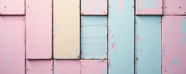 Soft, pastel-hued wood planks, weathered texture, wood texture background, nature, aged