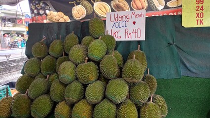 Udang Merah Durian (D101) – Sweet & Creamy at RM40/kg