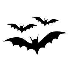 bat silhouette vector illustration