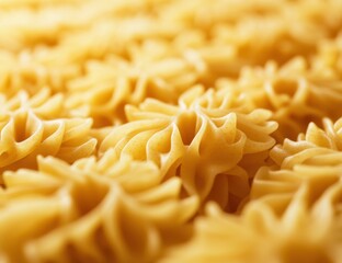 Close-up of piped butter icing swirls