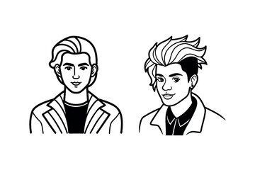 SwagHead Silhouette Vector Art Stylish Urban Headwear Illustration